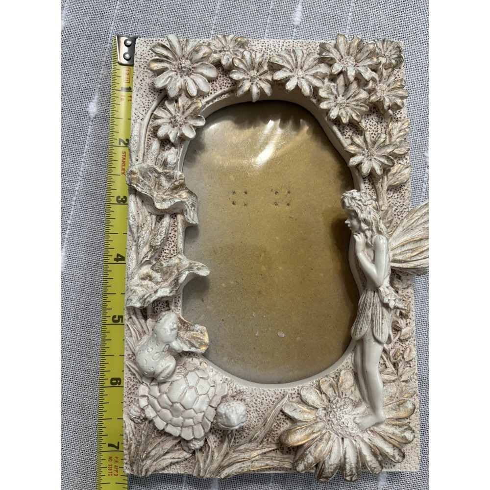 Resin Fairy Fantasy Woods Theme 3D Picture Frame 7 " x 4 1/2 " /3 1/2 x 5" photo - Picture 4 of 12